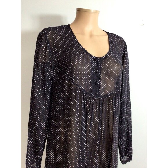 April Cornell Polka Dot Boho Dress Womens Large - Picture 5 of 7